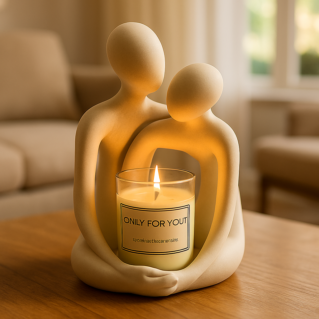 After: high-quality styled candle photo