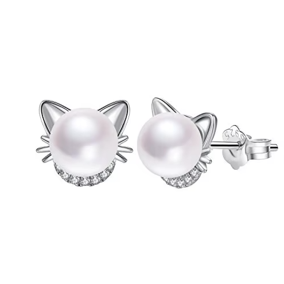 Before: earrings on plain background